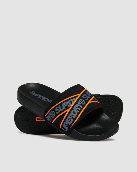 Superdry City Beach Logo Print Flip-Flops