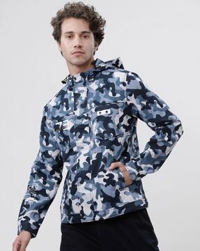 Camo hotsell jacket grey