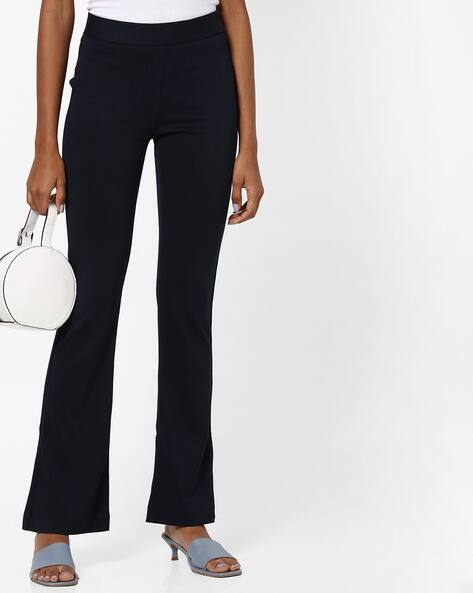 Buy Blue Trousers \u0026 Pants for Women by 
