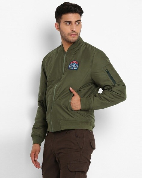 royal enfield olive green jacket