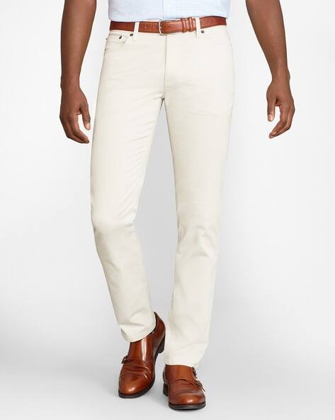 Buy Beige Trousers \u0026 Pants for Men by 
