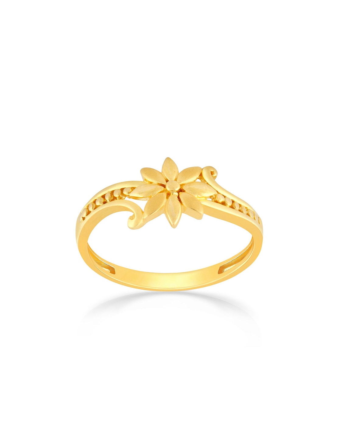 Buy 22kt Gold Single Stone Ring in I 1/2 at PureJewels UK