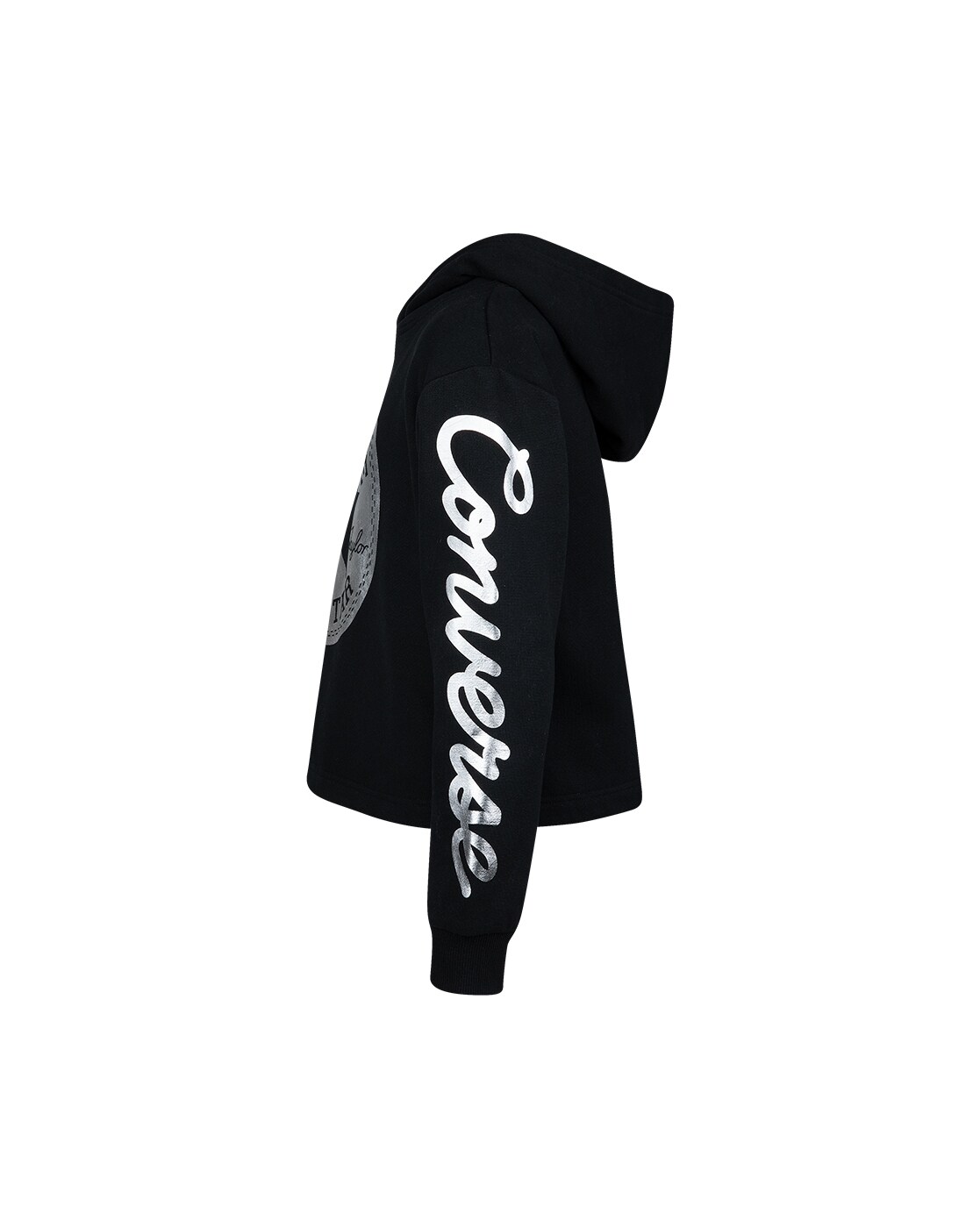 Buy Black Sweatshirts Hoodie for Girls by Converse Online Ajio