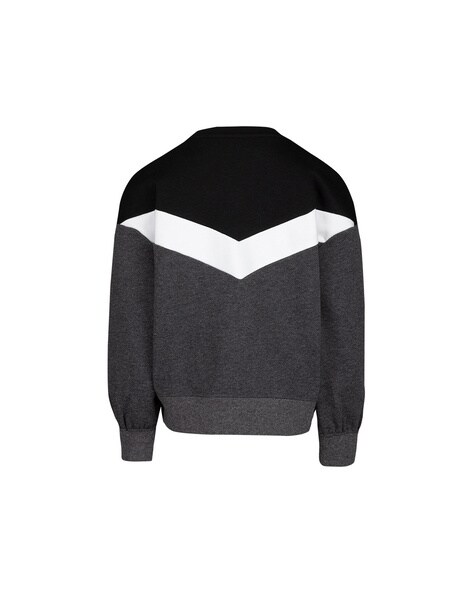 Color block hot sale nike sweatshirt