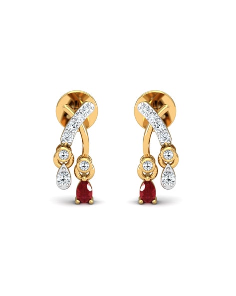 Buy Gold Earrings for Women by KuberBox Online | Ajio.com