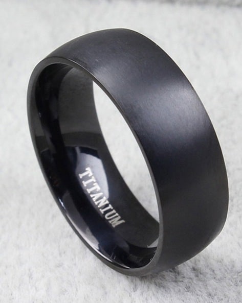 Carbon Black (Titanium) | Men's Black Carbon Fiber Wedding Band – Northern  Royal, LLC
