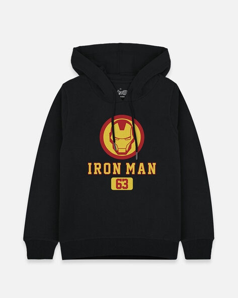 Iron man hoodie boys hotsell