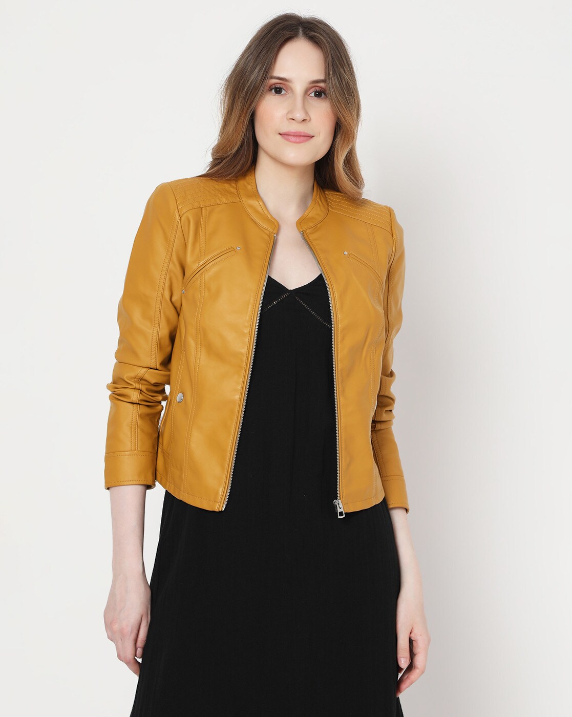 Buy Mustard Yellow Jackets & Coats for Vero Moda | Ajio.com