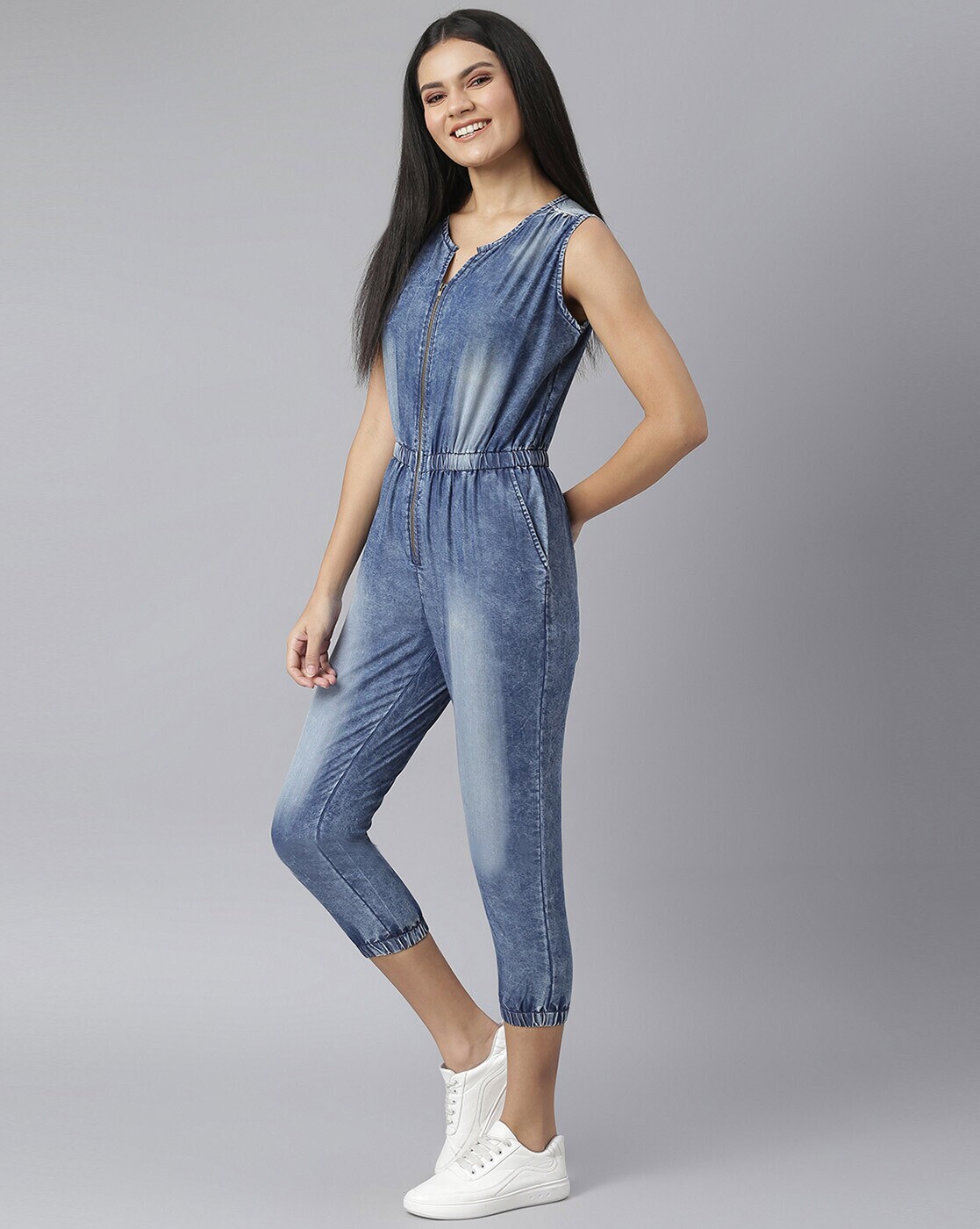 Buy Blue Jumpsuit & Playsuits for Women by NERAYA Online | Ajio.com