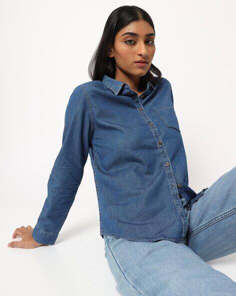 Best Offers on Womens denim shirts upto 