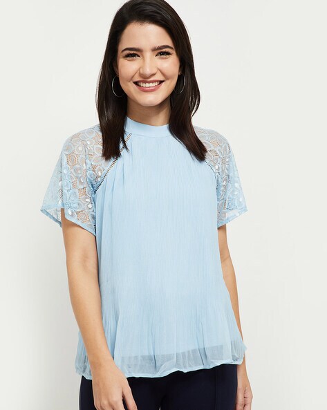 Buy Blue Tops for Women by MAX Online