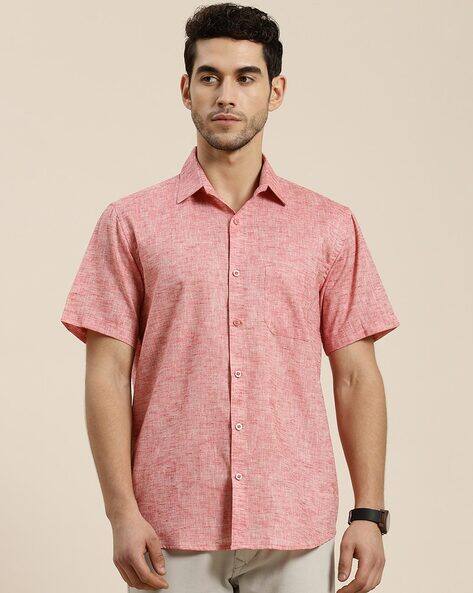 Pink Shirts for Men by SOJANYA Online 