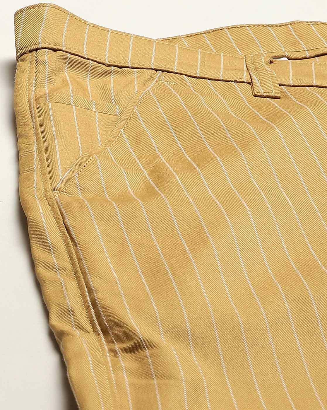 Buy Gold Trousers & Pants for Men by SOJANYA Online