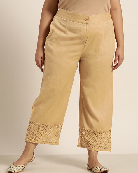 Pants with Lace Hems Price in India