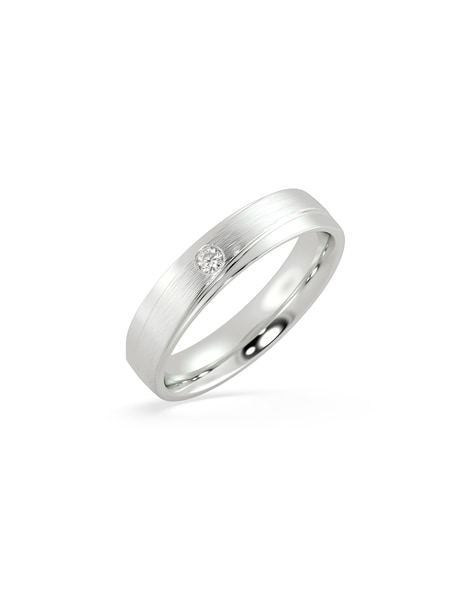 Buy White Gold Rings for Men by Iski Uski Online | Ajio.com