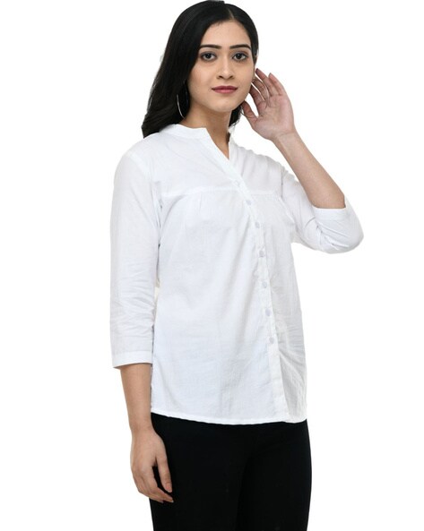 Buy White Tops for Women by SAAKAA Online