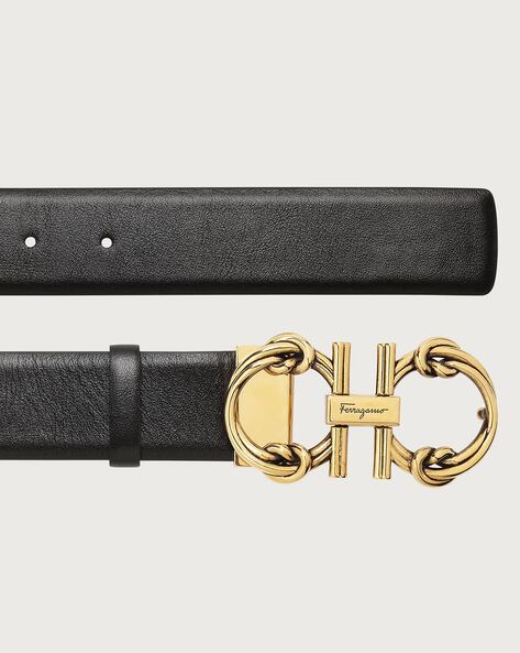 Salvatore Ferragamo Double Gancini Adjustable Belt 679068 Belts, $440, Zappos Couture