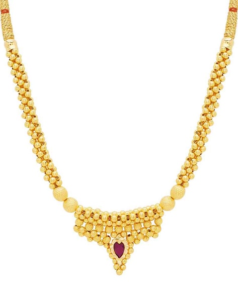 Lightweight long gold necklace designs with price hot sale in rupees