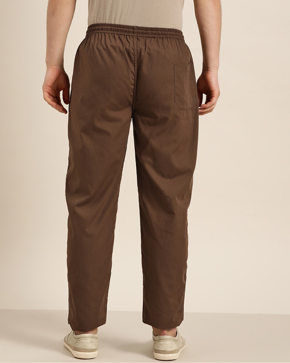 brown track pants mens