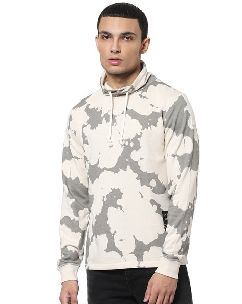 Camo cowl neck sweatshirt hotsell