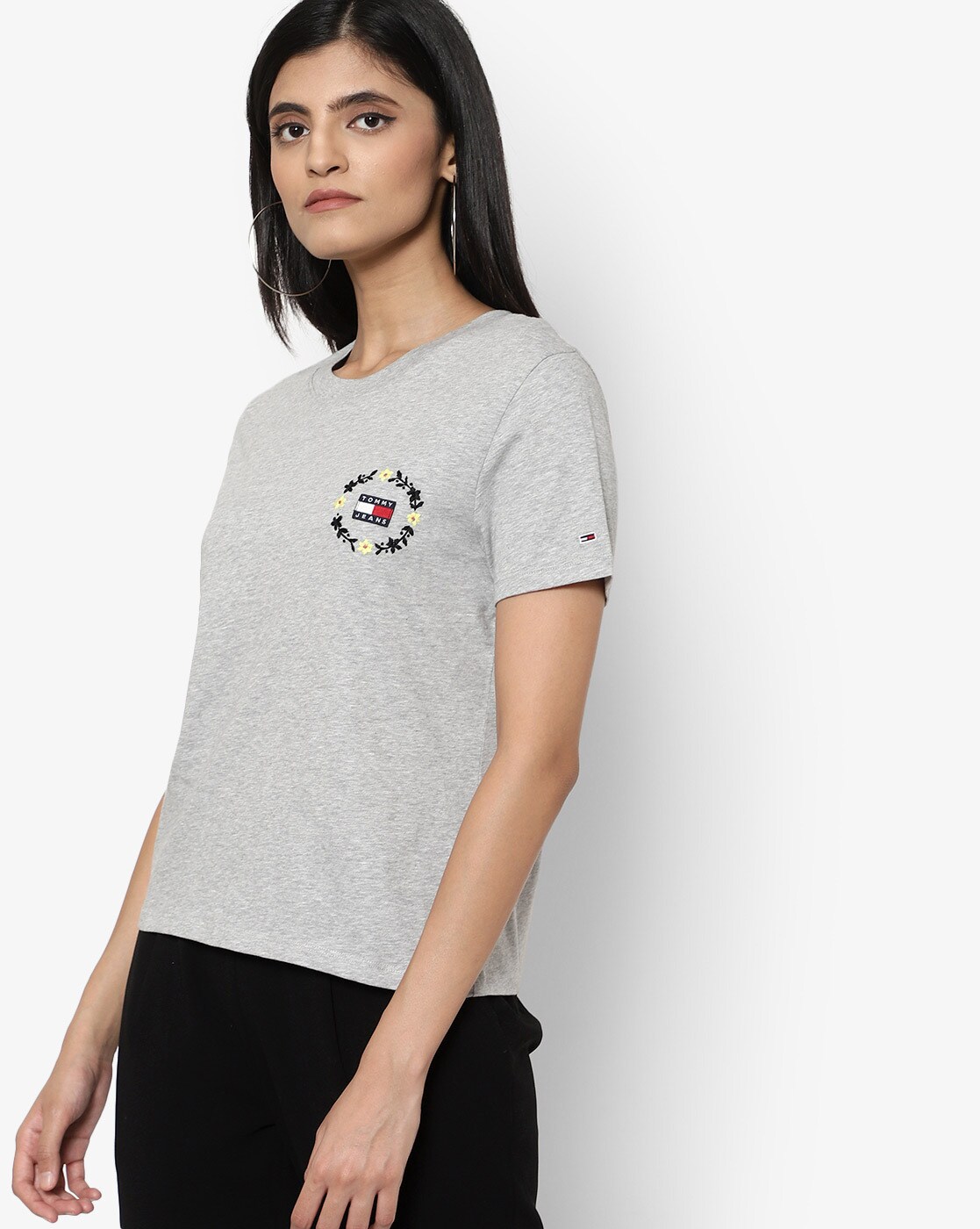 womens grey tommy hilfiger t shirt