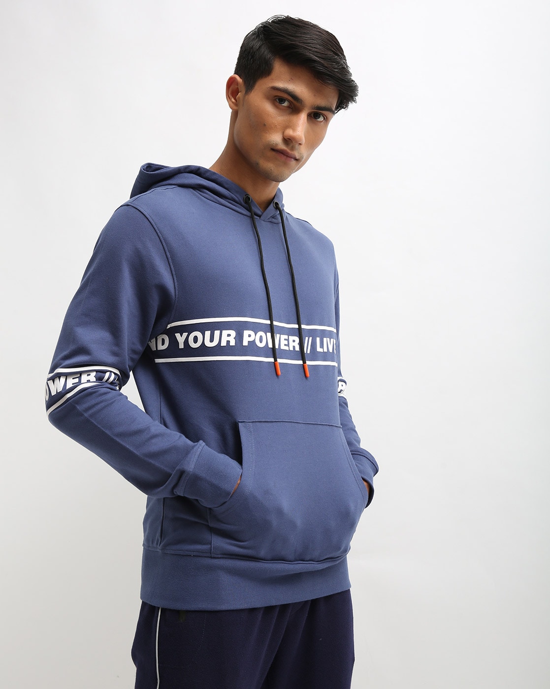 Buy Blue Sweatshirt & Hoodies for Men by ALTHEORY Online