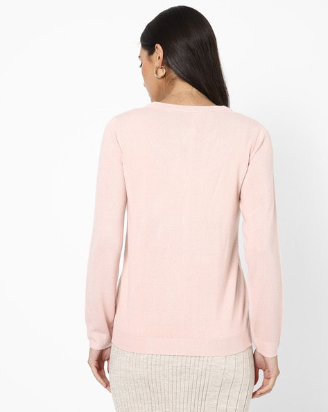 Buy Pink Sweaters & Cardigans for Women by Fig Online