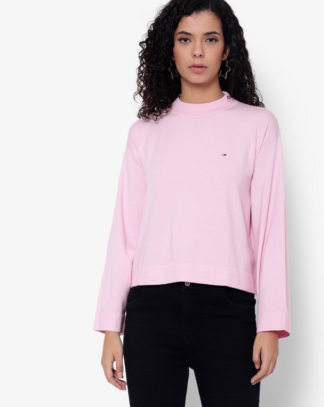 tommy hilfiger pink cardigan