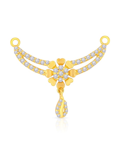 Light weight gold hot sale mangalsutra pendant