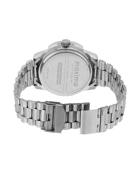 Maxima silver sale chain watches