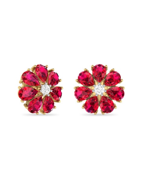 Alva Ruby Earrings