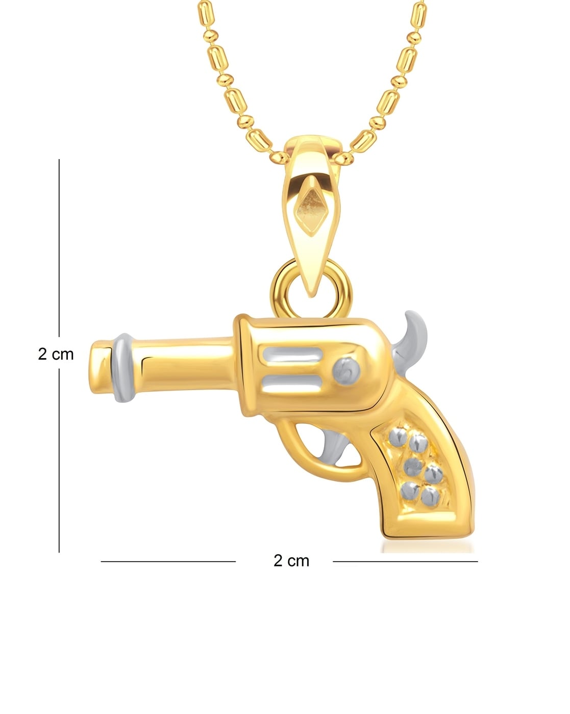 3.69g 10K Yellow Gold Diamond Gun Pendant – Tri-City Gold Halifax