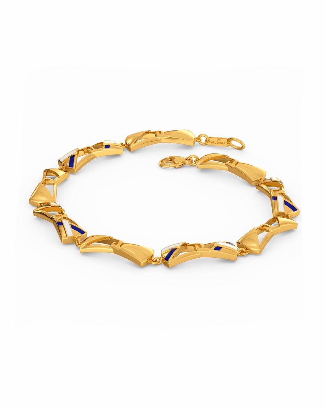 Buy MELORRA 18 KT Thorn O Rouge Gold Bracelet Yellow Gold at Amazon.in
