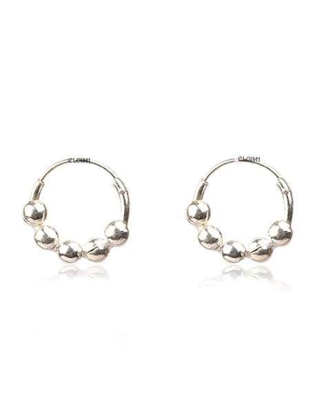 Buy Silver Earrings for Women by Eloish Online