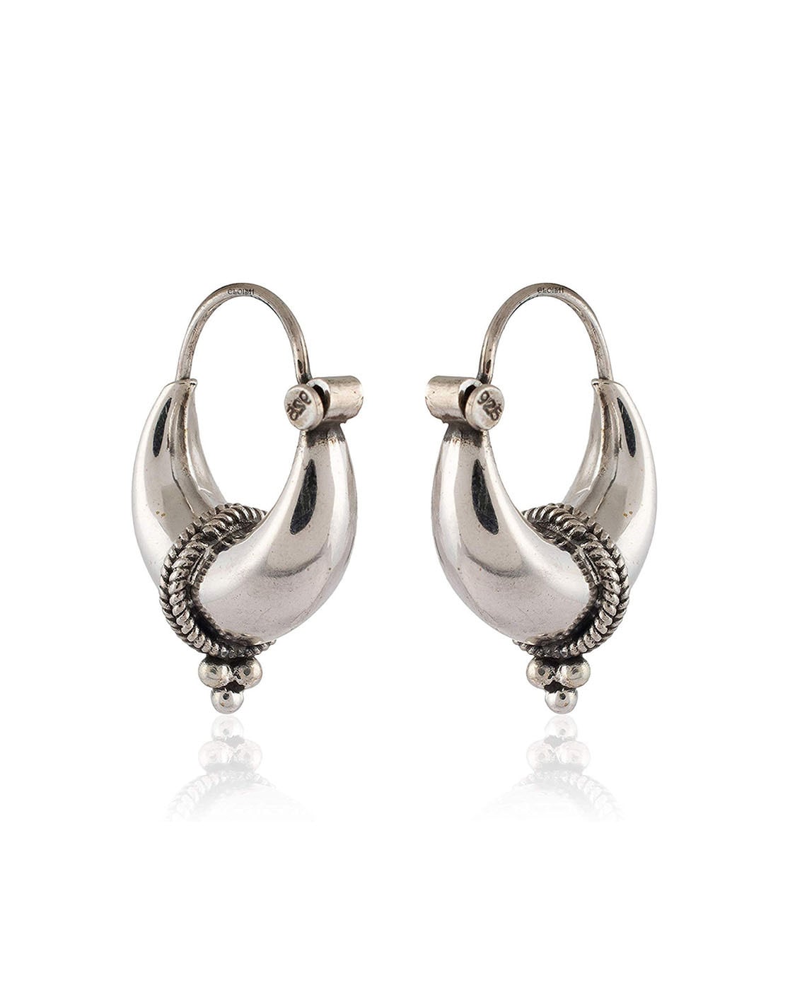 Flipkartcom  Buy Men Style Hoop Earrings Stainless Steel Punk Men Earrings  Ball Pendant Circle Ring Earring Piercing Jewelry Earrings Christmas Gift  Metal Hoop Earring Online at Best Prices in India