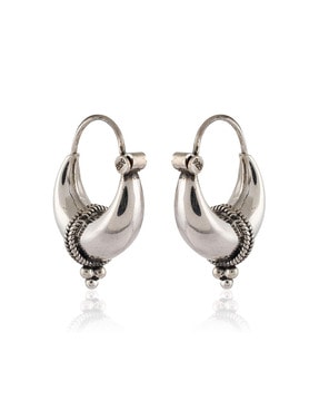 Large Bali Hoops, Sterling Silver — Brilliant Atlanta: Custom Design Studio  + Jewelry Boutique