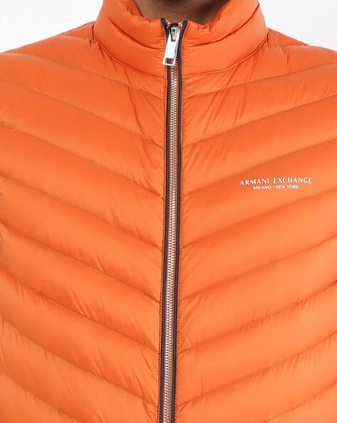 Logo Print Zip-Front Gilet