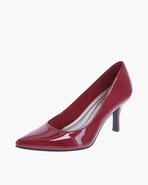 Froh Feet Stylish Comfortable Women Red Heel Sandal