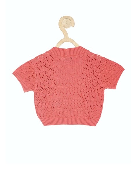 Buy Peach Sweaters Cardigans for Girls by ALLEN SOLLY Online