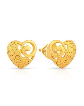 Gold Earrings Designs for Daily Use  South India Jewels