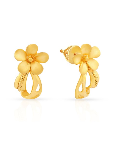 Buy MALABAR GOLD AND DIAMONDS Womens Precia Gold Earrings | Shoppers Stop