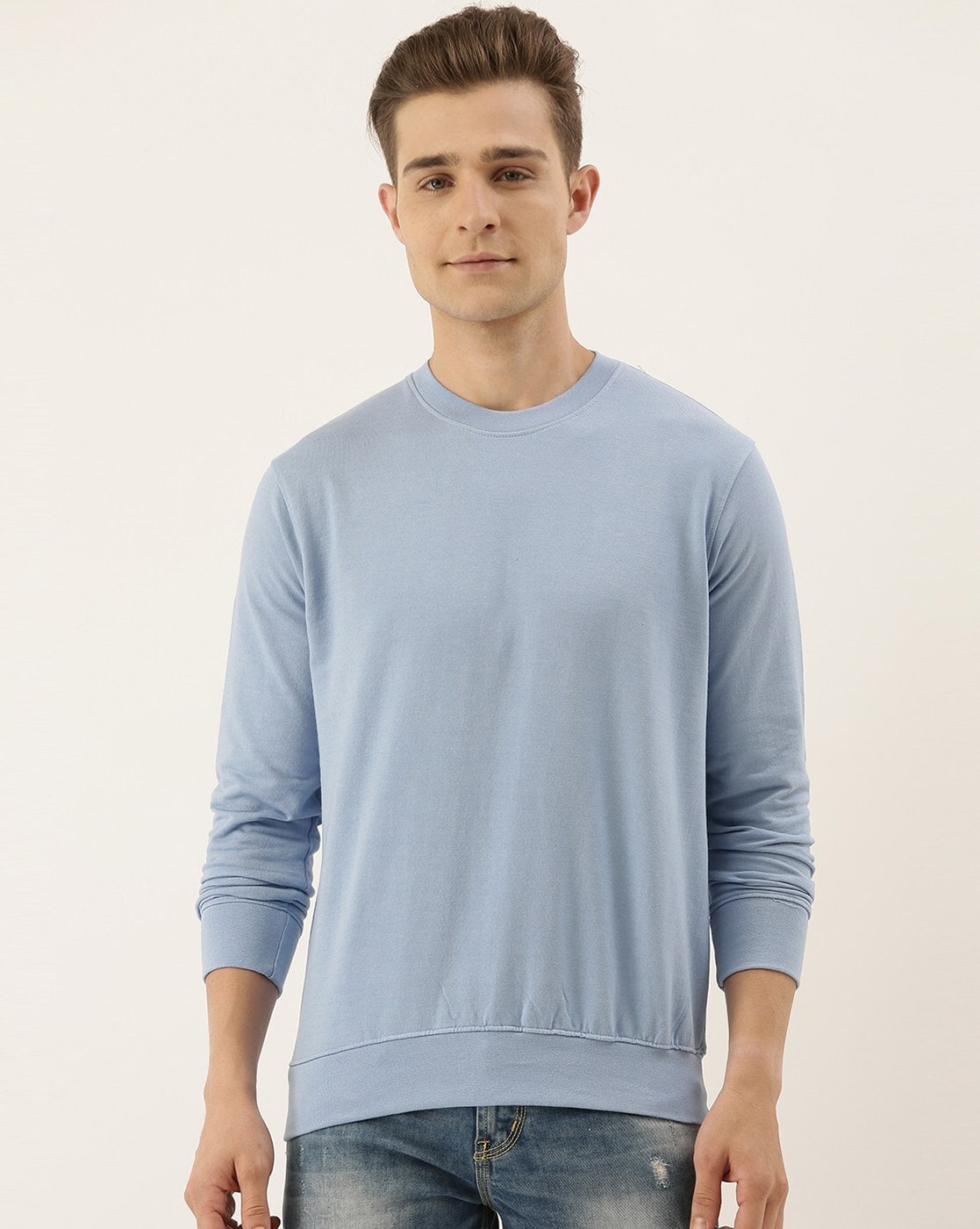 light blue sweatshirt mens