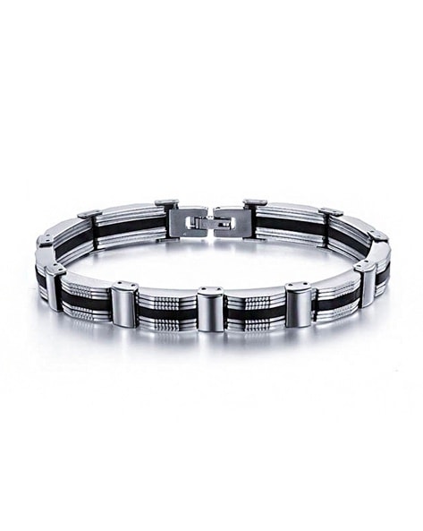 Stainless Steel Vintage Fancy Curb Chain Bracelet for Men with Tribal  Tattoo Pattern, Retro Style, Ideal for Casual Wear or Themed Events –  COOLSTEELANDBEYOND Jewelry
