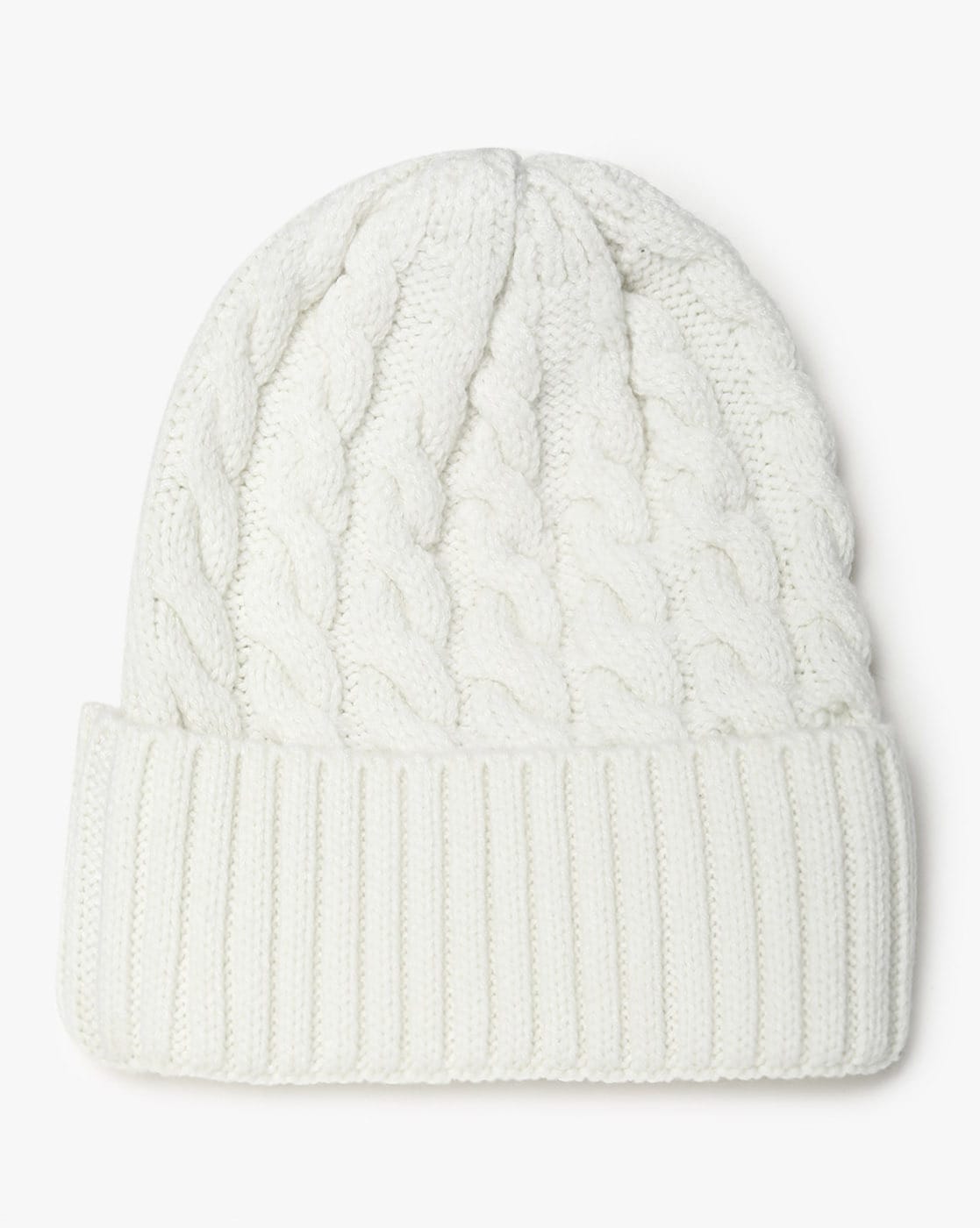 White knit hot sale cap