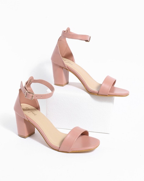 Patent Sandal-Strap Heels, Pink - Perla Shoes | Maisonette | Pink heels, Baby  pink shoes, Pink shoes heels