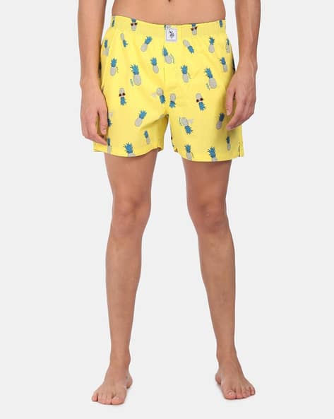 Yellow Shorts for Men by U.S. Polo Assn 