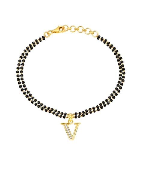 Buy Black Bracelets & Bangles for Women by Vshine Fashion Jewellery Online