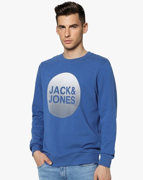 jack and jones blue sweatshirt