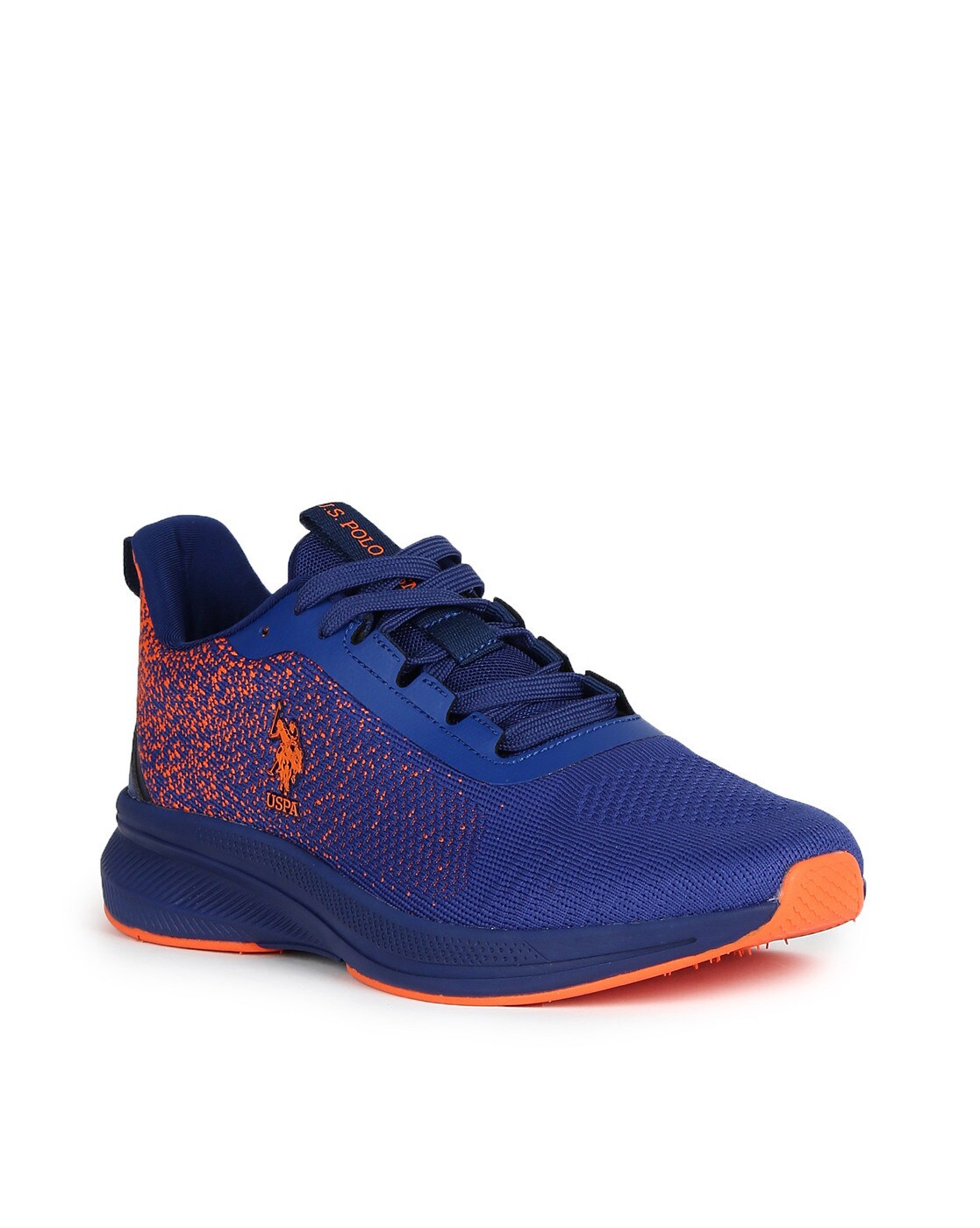 Royal blue and orange hot sale sneakers