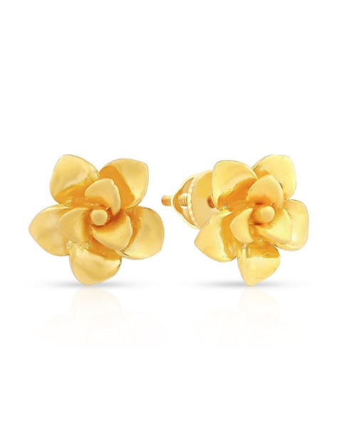 QiuYueShangMao Earrings for Women Cute Rose Flower Earrings Metal India |  Ubuy